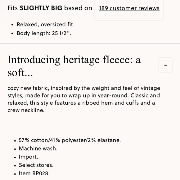 J. Crew *monogrammed* Heritage fleece oversized crewneck sweatshirt grey small - Picture 3 of 9